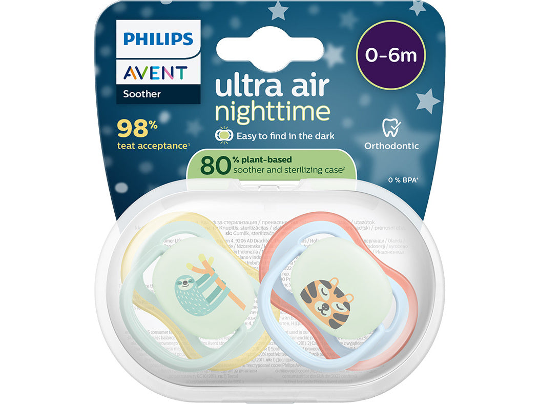Lot de 2 sucettes Ultra Air Nuit Aléatoire