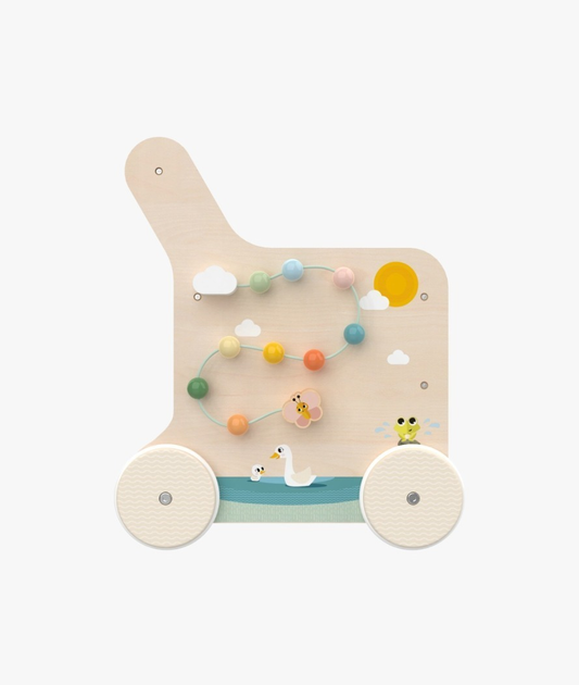 Chariot de marche en bois - Farmers Funday Push & Play