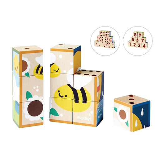 Puzzle de cubes animaux