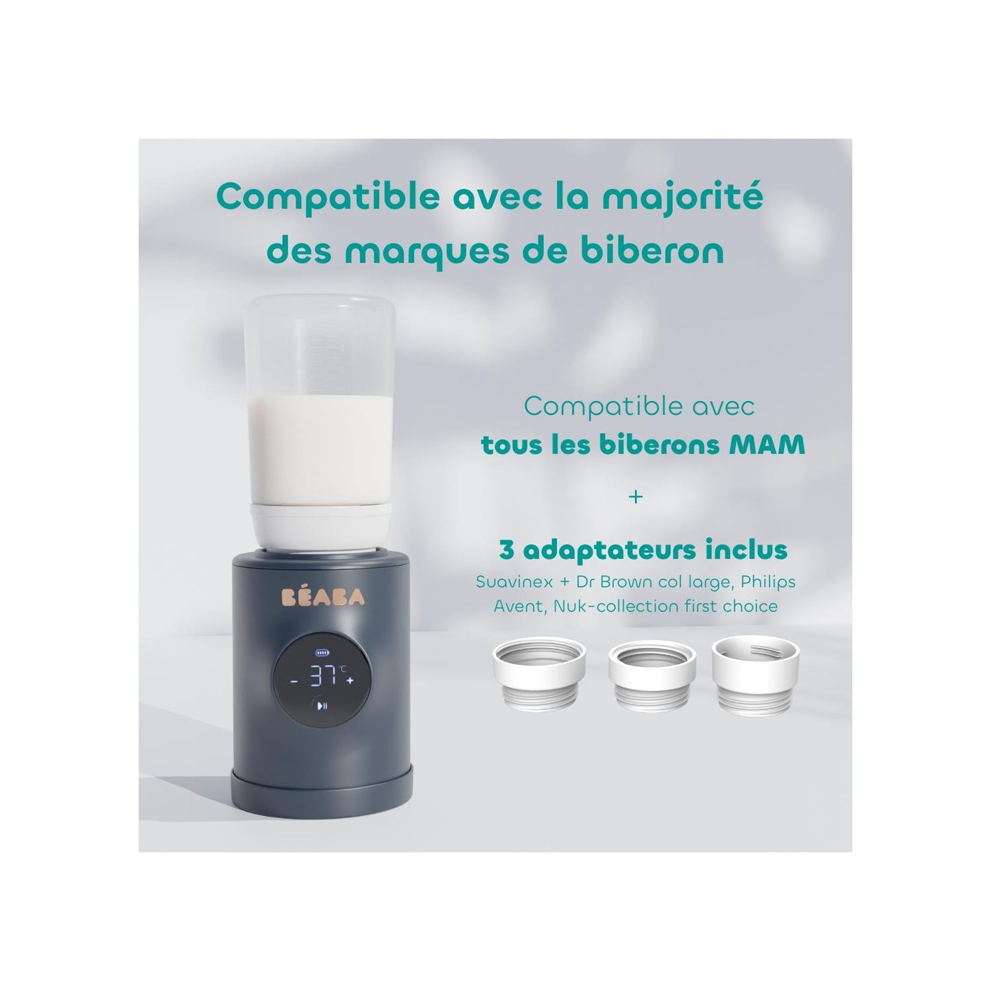 Chauffe biberons Milk Nomade avec adaptateurs