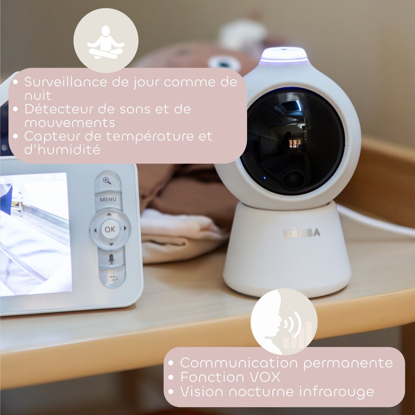 Ecoute bébé Vidéo Zen Smart AI