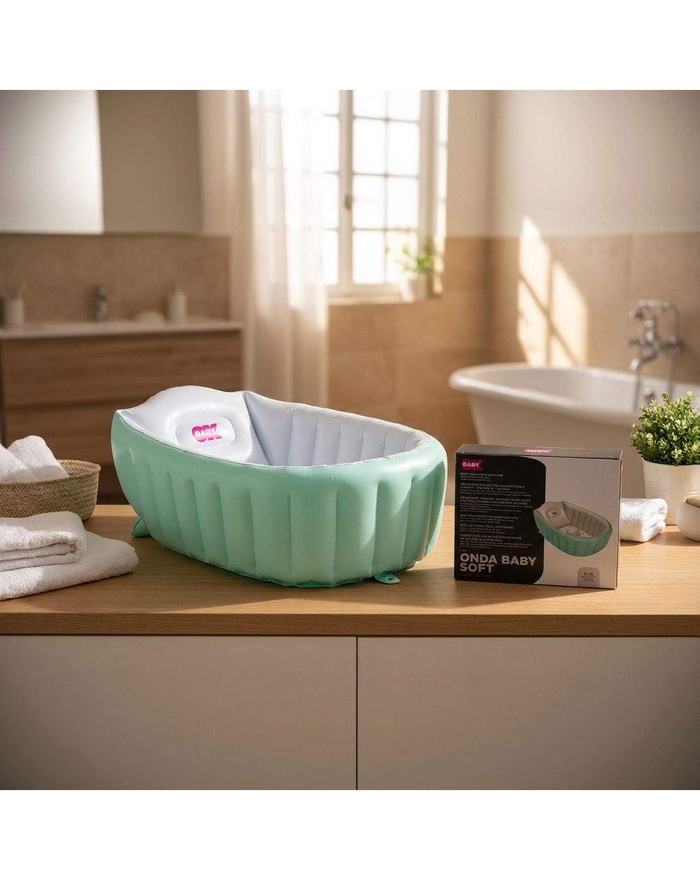 Baignoire gonflable compacte