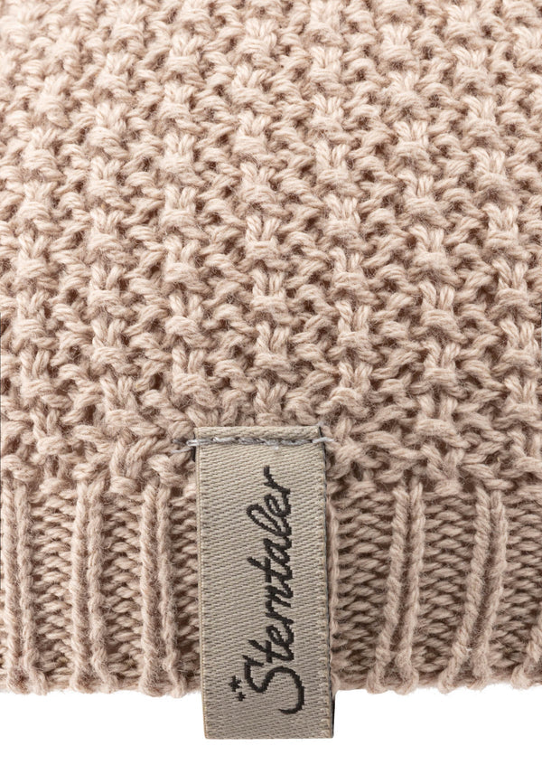 Bonnet bébé tricoté Waffel