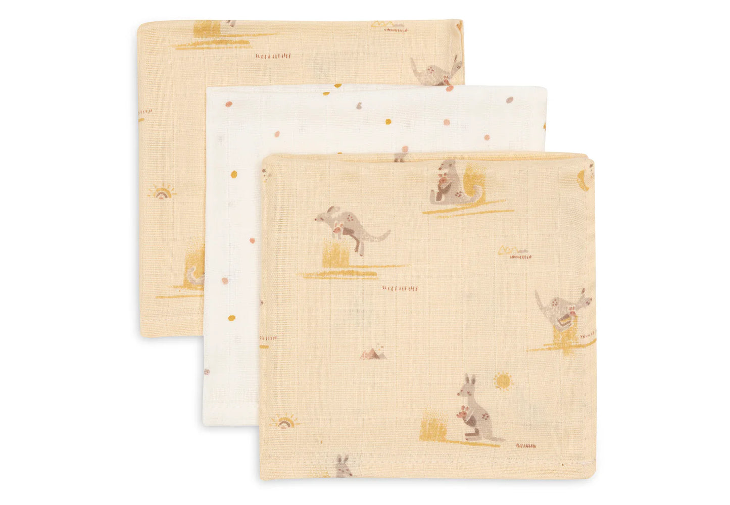 Serviette gaze de Coton 31x31cm - Lot de 3