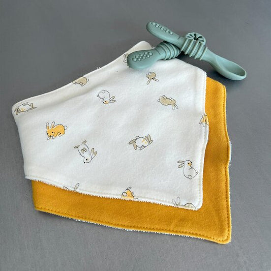 Lot 2 bavoirs Foulard