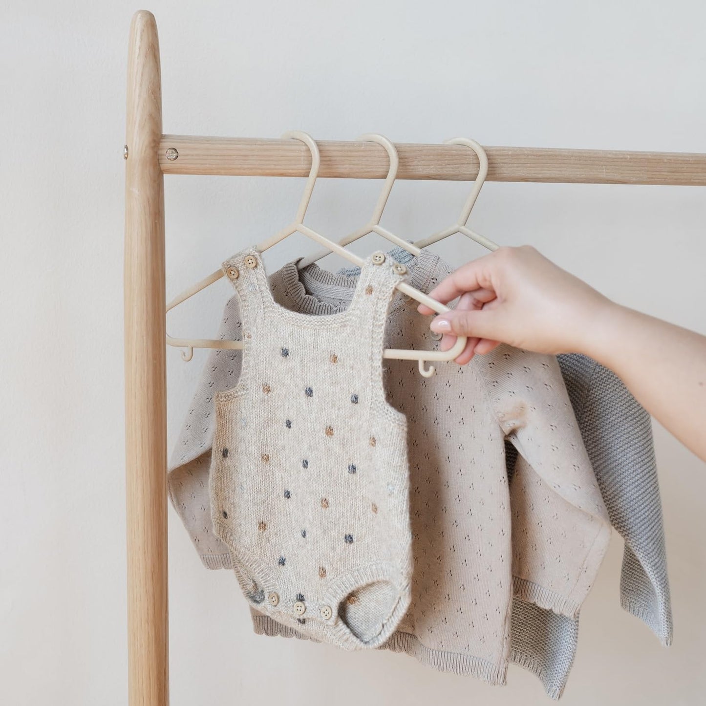 Lot de 15 Cintres en paille de blé