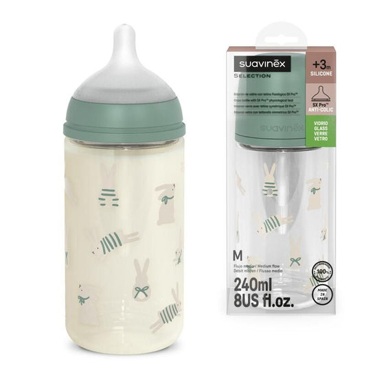 Biberon en verre Wonderland Lapin