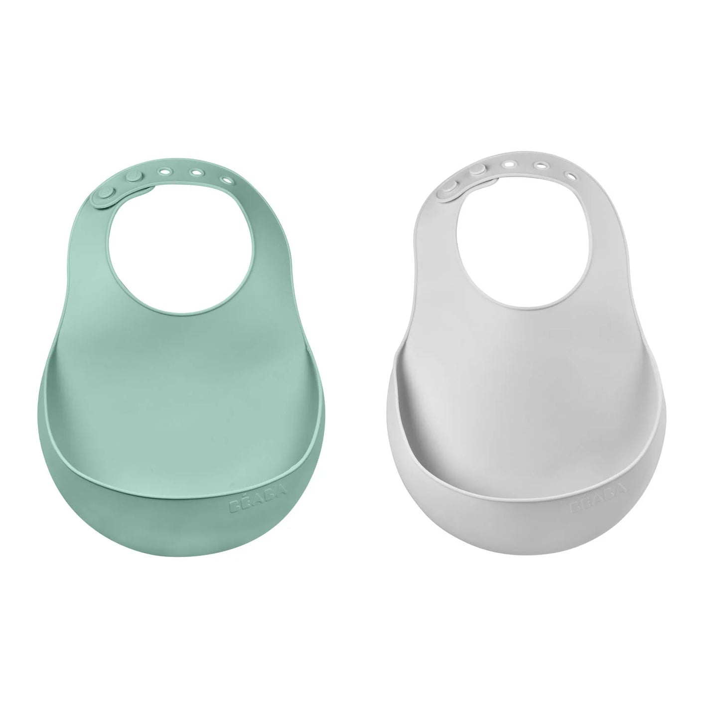 Lot de 2 bavoirs silicone