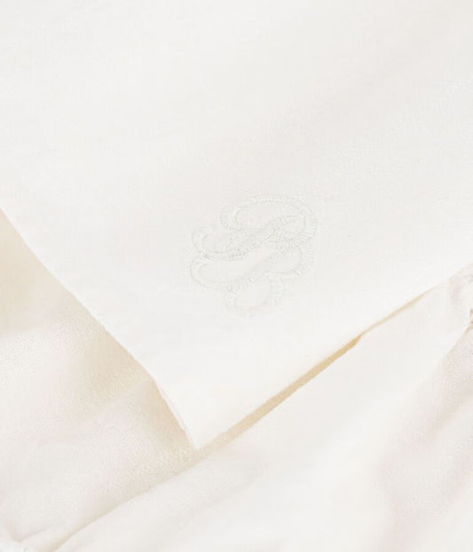Robe bébé en coton/lin avec son bloomer
