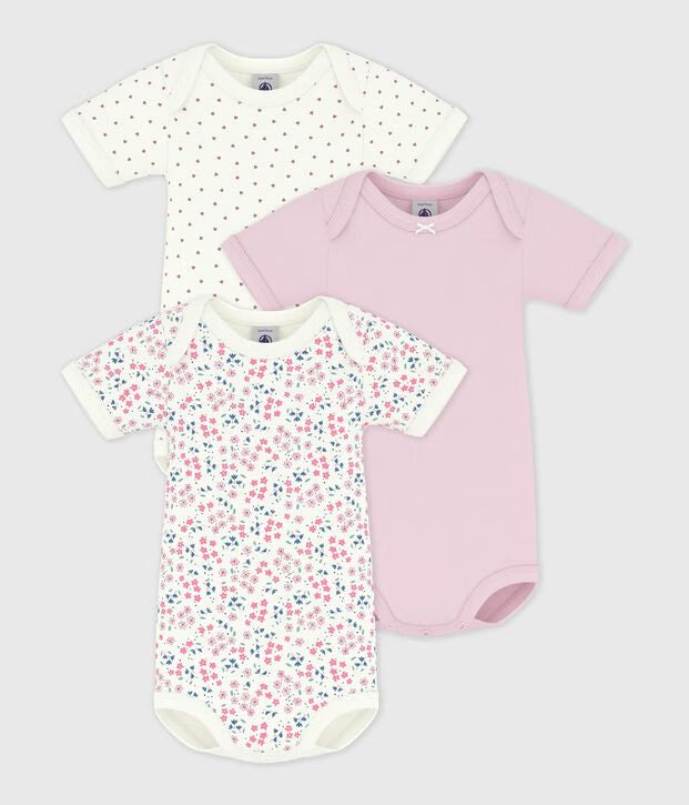 Lot de 3 bodies US manches courtes