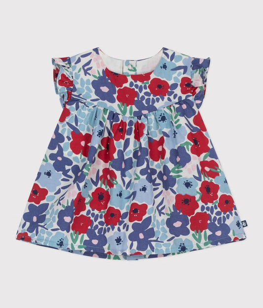 Blouse bébé en coton sans manches en coton