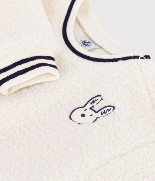 Sweatshirt en sherpa