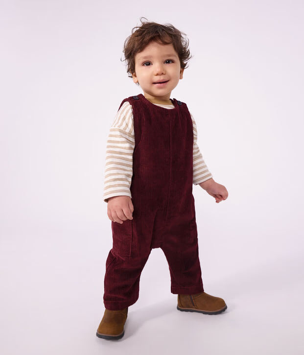 Combinaison longue en velours