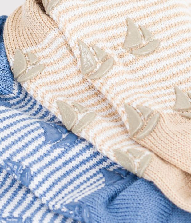 Lot de 2 paires de chaussettes antidérapantes