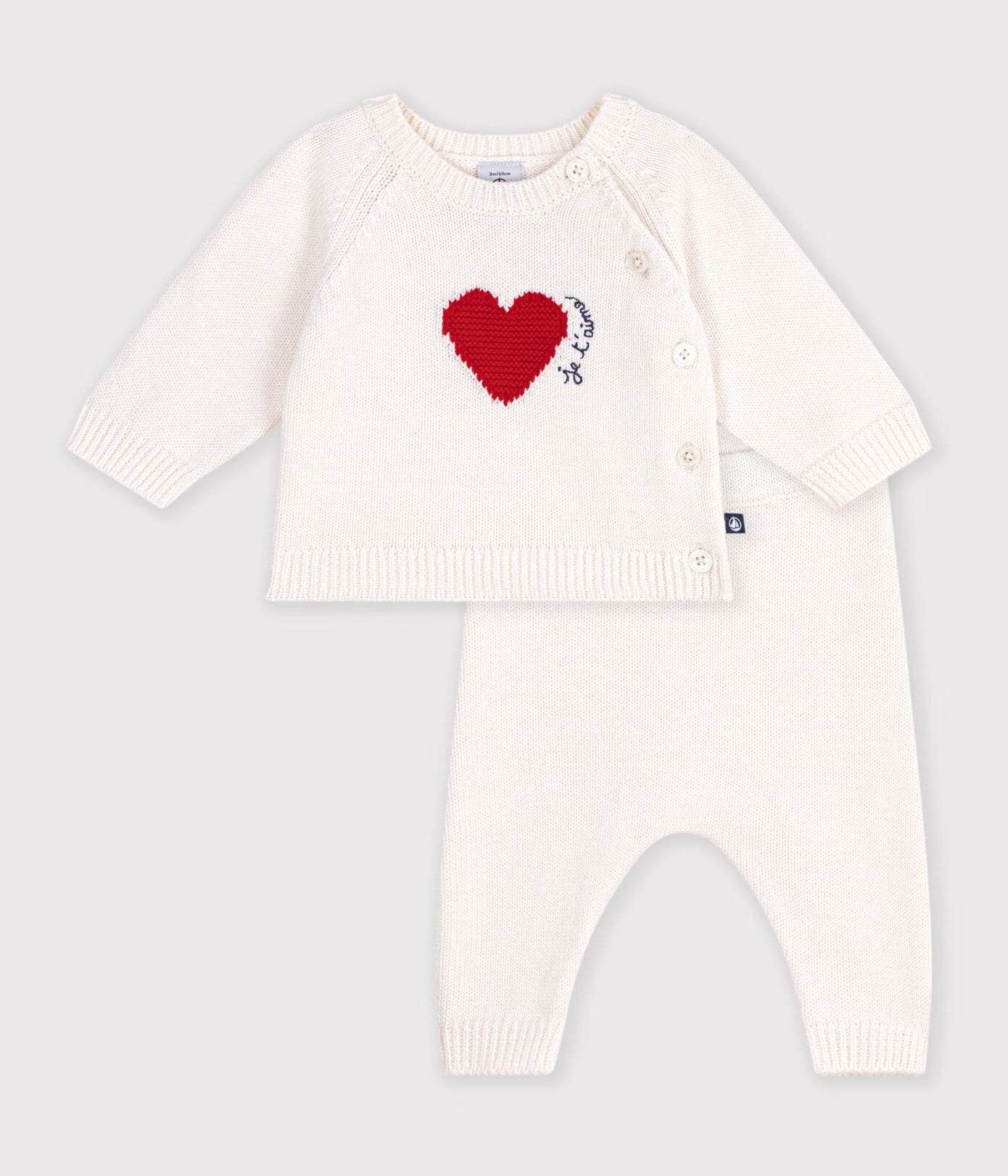 Ensemble bébé en tricot