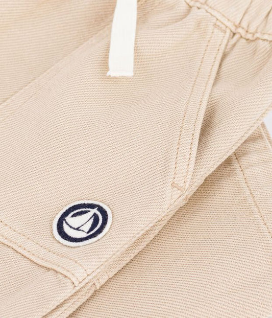 Pantalon bébé en coton style cargo
