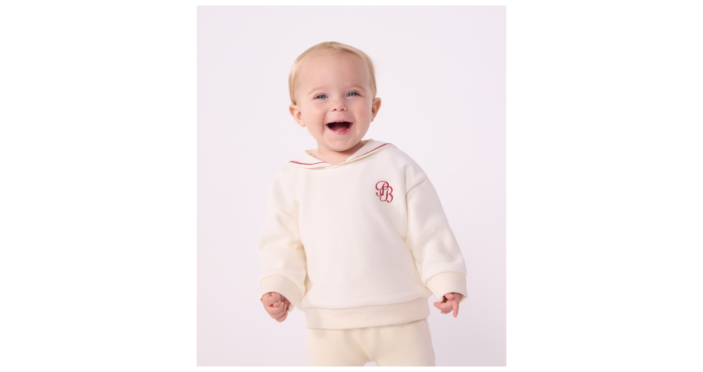Sweatshirt bébé en coton