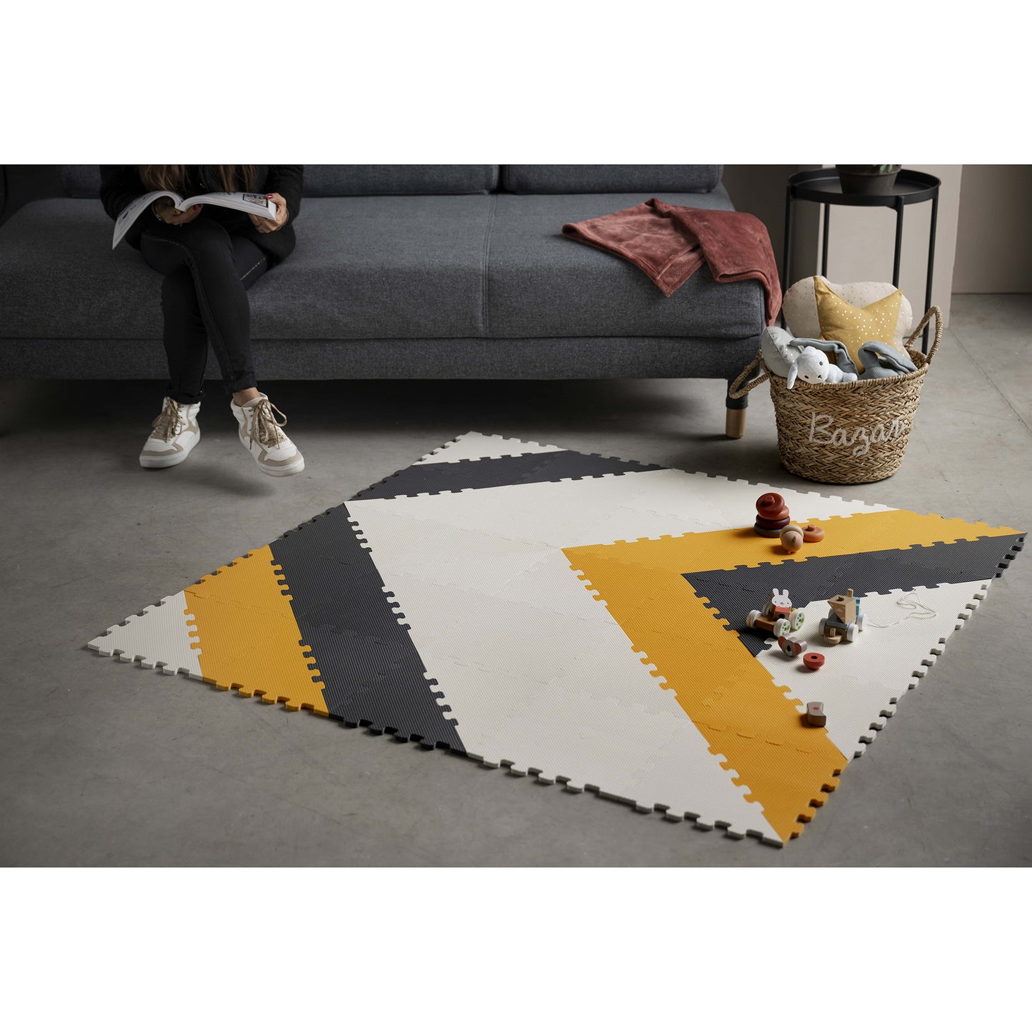 Dalles en mousse 3 couleurs de Formula Baby