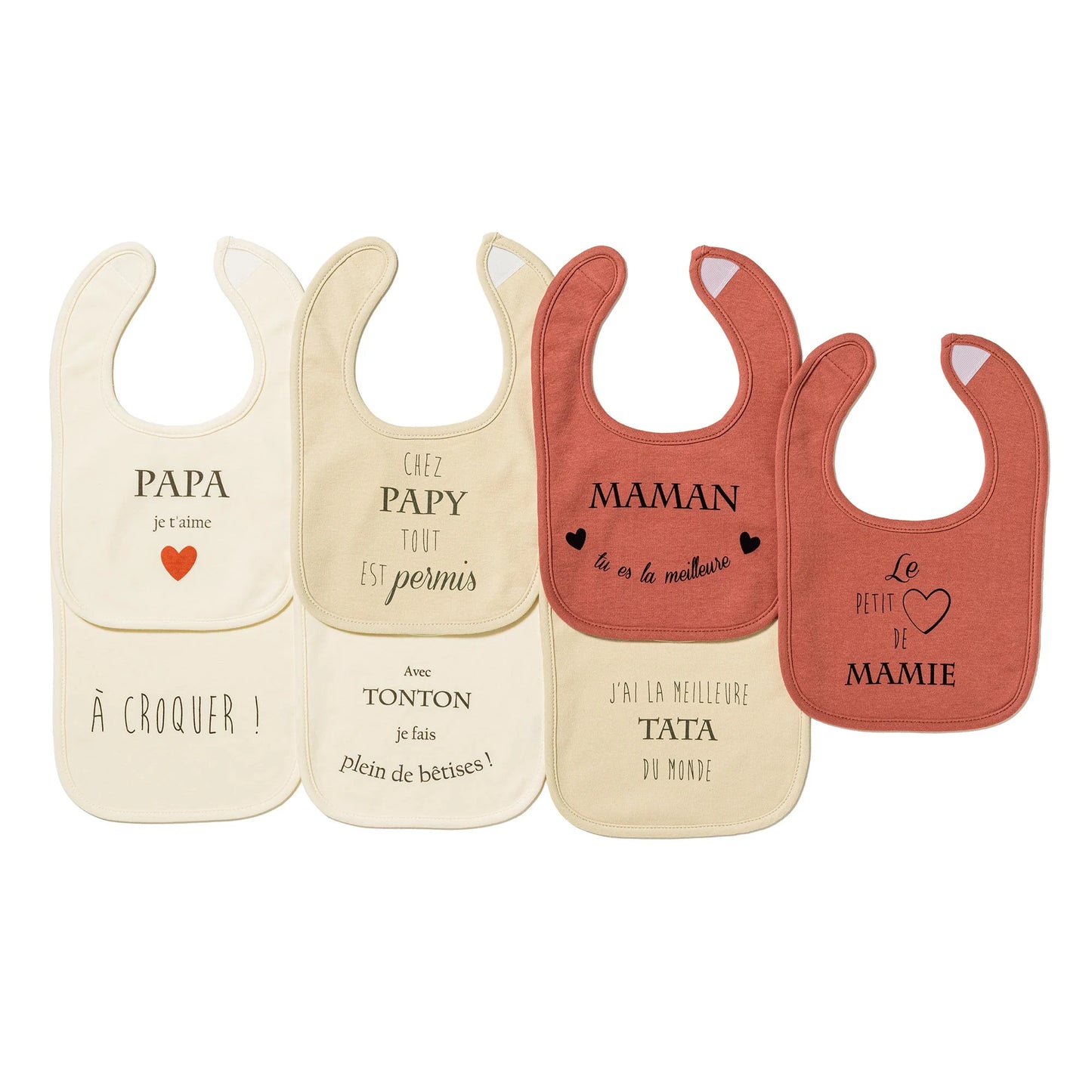 Lot 7 Bavoirs bébé