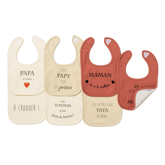 Lot 7 Bavoirs bébé