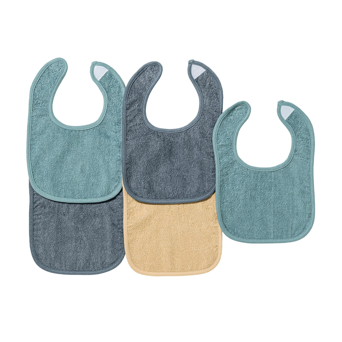Lot 5 bavoirs bébé 2ème âge