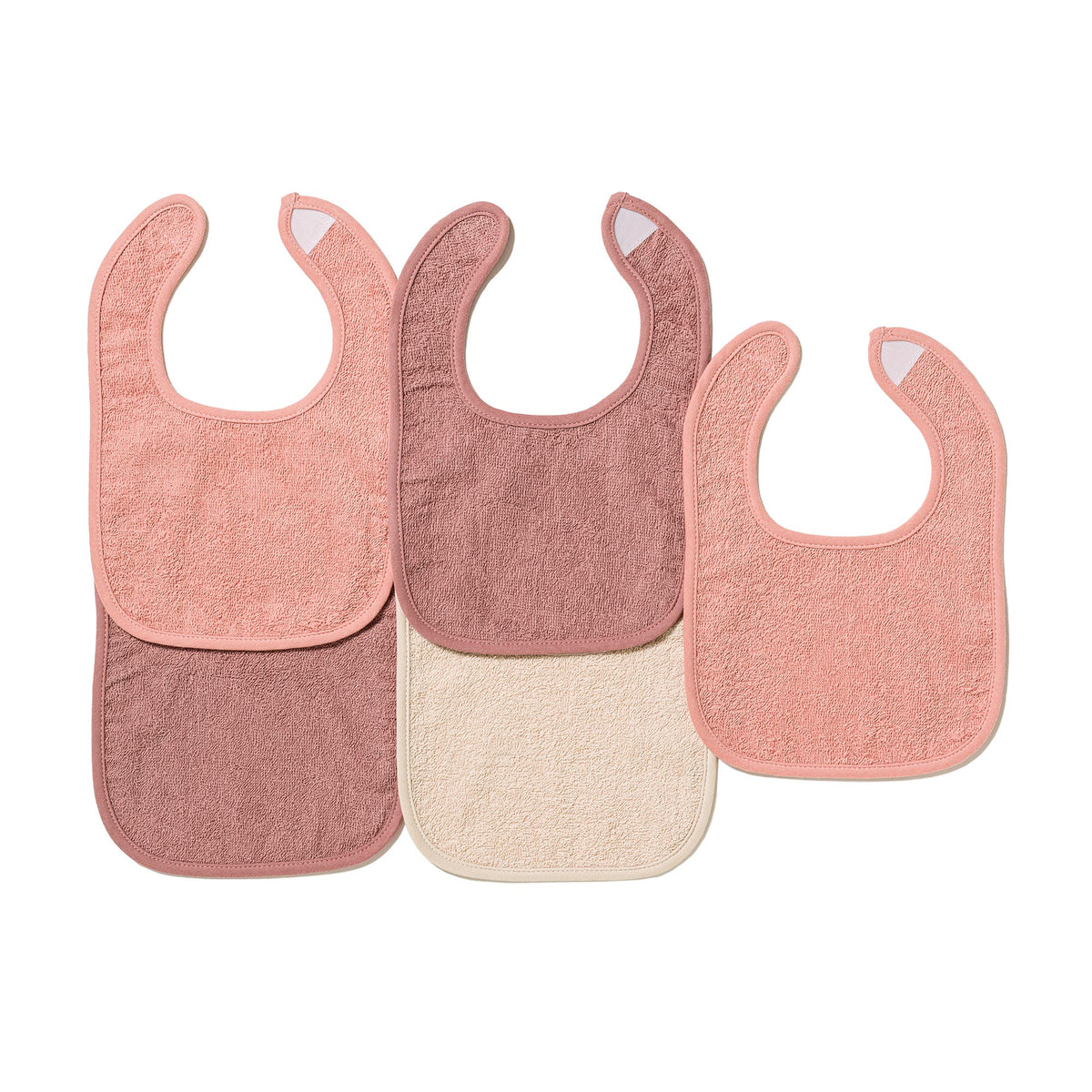 Lot 5 bavoirs bébé 2ème âge