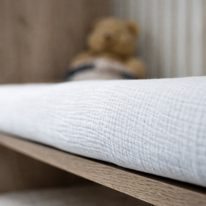 Lot de 2 draps housses bébé gaze de coton 70X140