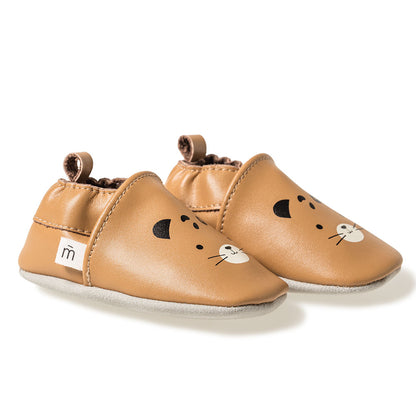 Chaussons en cuir