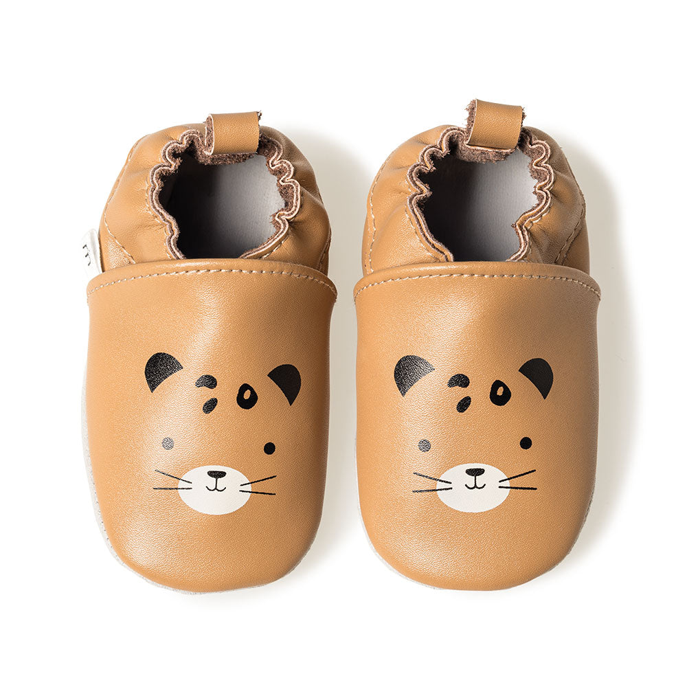 Chaussons en cuir