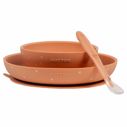 Set Repas Enfant 3 Pièces Silicone