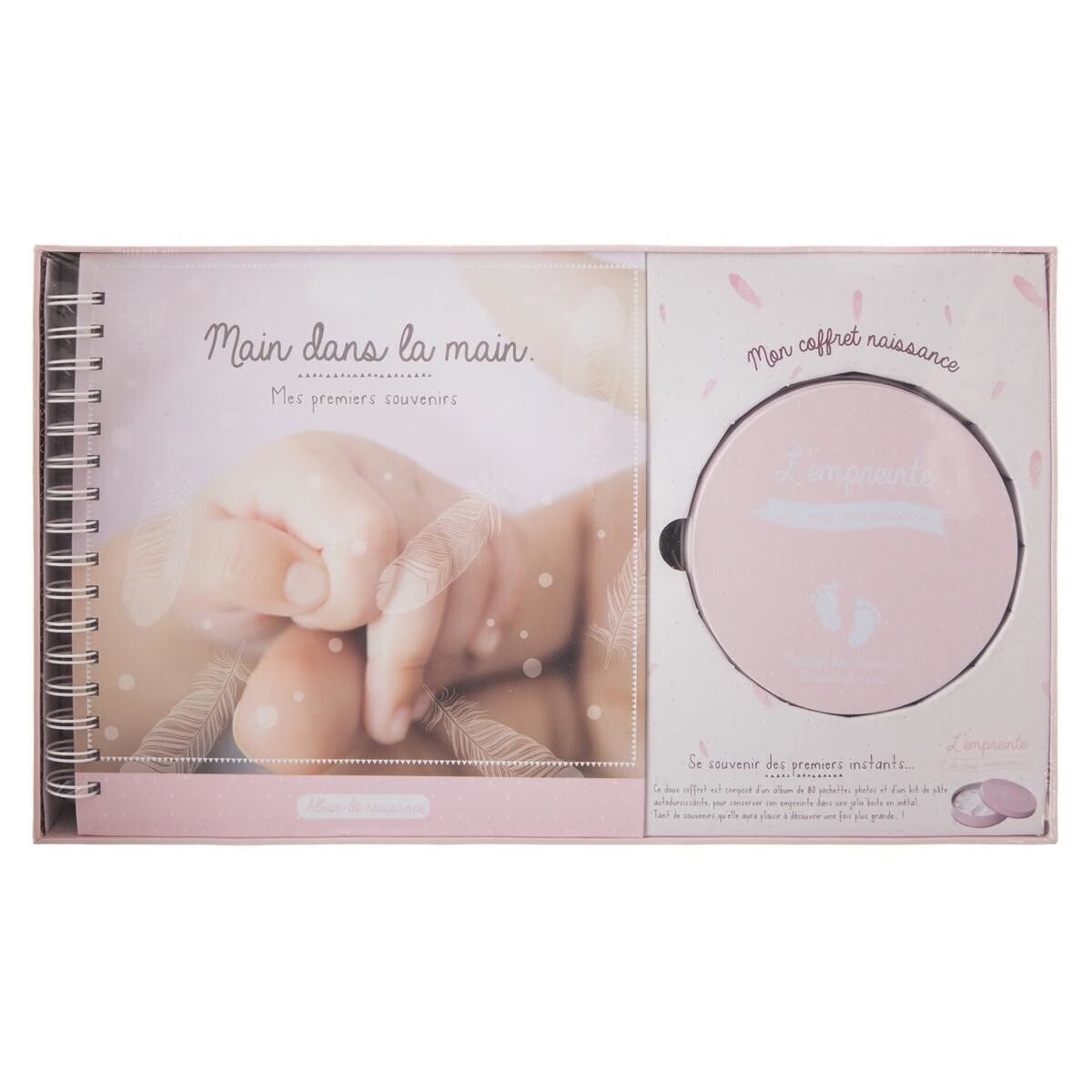 Coffret empreinte et album photo