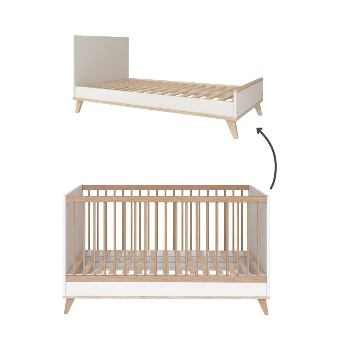 Flip - Lit bébé évolutif 70x140 cm