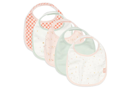 Lot de 5 Bavoirs Jersey imperméables Jollein