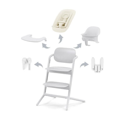 Chaise haute Lemo 4-en-1