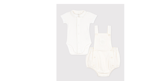 Ensemble bébé salopette et body