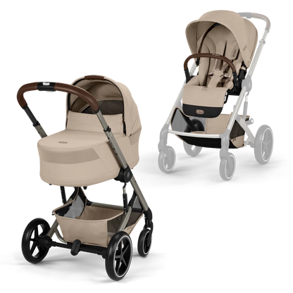 Duo poussette Balios S Lux avec nacelle pliable
