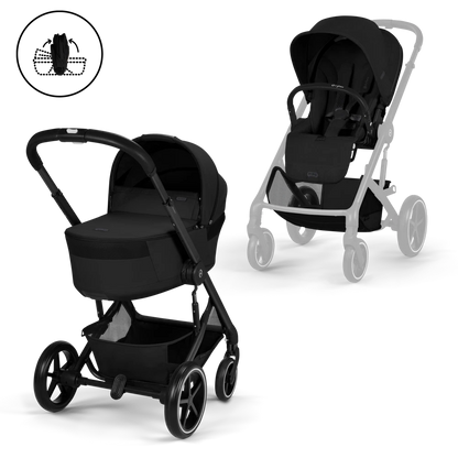 Duo poussette Balios S Lux avec nacelle pliable