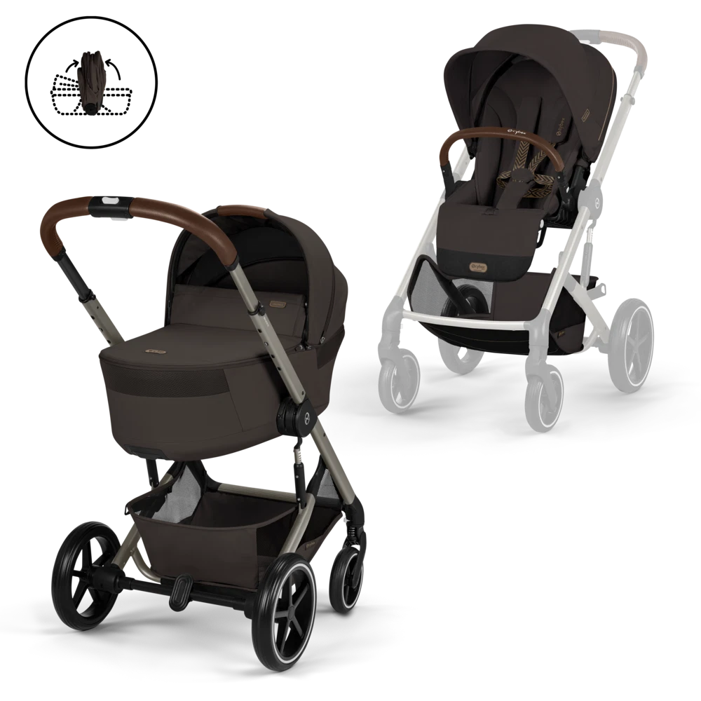 Duo poussette Balios S Lux avec nacelle pliable
