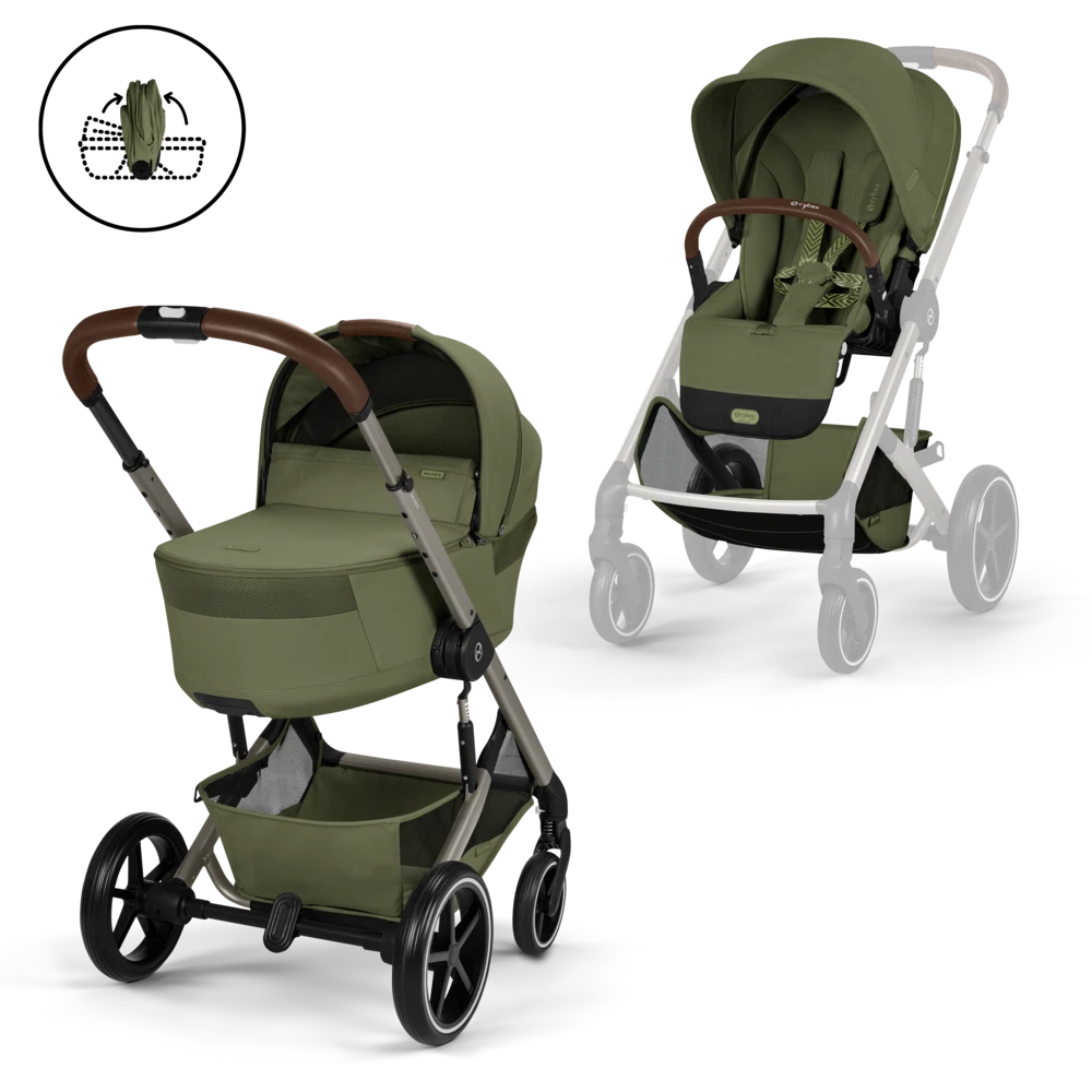 Duo poussette Balios S Lux avec nacelle pliable
