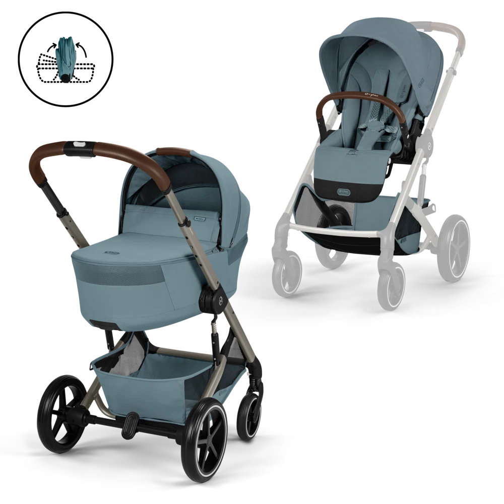 Duo poussette Balios S Lux avec nacelle pliable