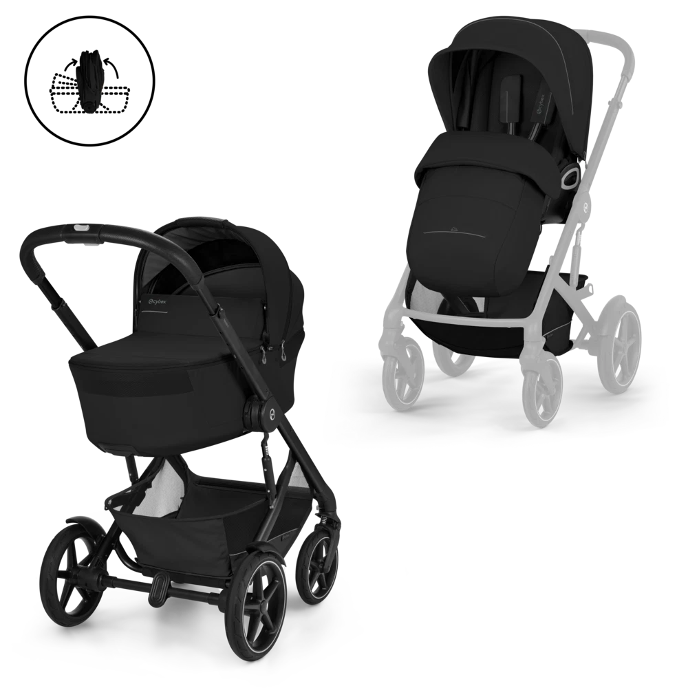 Duo poussette Talos avec nacelle pliable