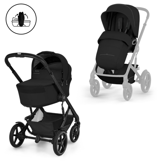 Duo poussette Talos avec nacelle pliable