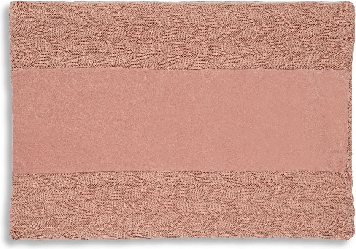Housse matelas à langer 50x70 Spring Knit Rosewood