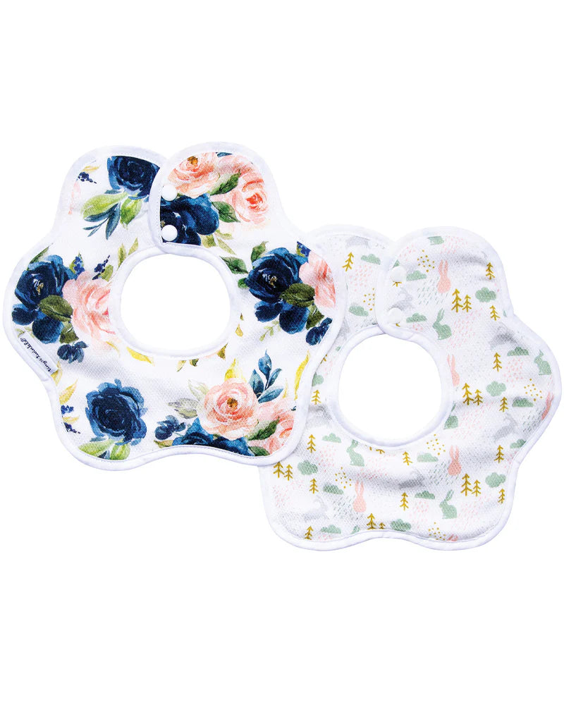 Bavoir gauffré rond - Tiny Twinkle