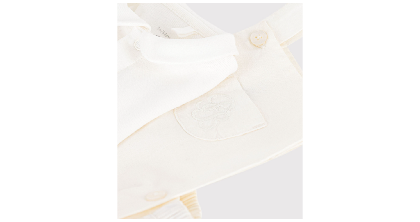 Ensemble bébé salopette et body