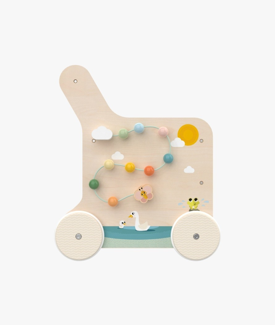 Chariot de marche en bois - Farmers Funday Push & Play