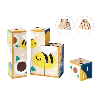 Puzzle de cubes animaux