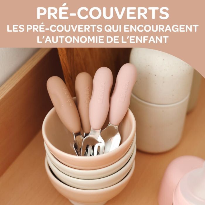 Lot de 2 pré-couverts Inox