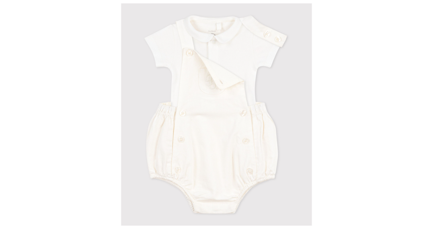 Ensemble bébé salopette et body