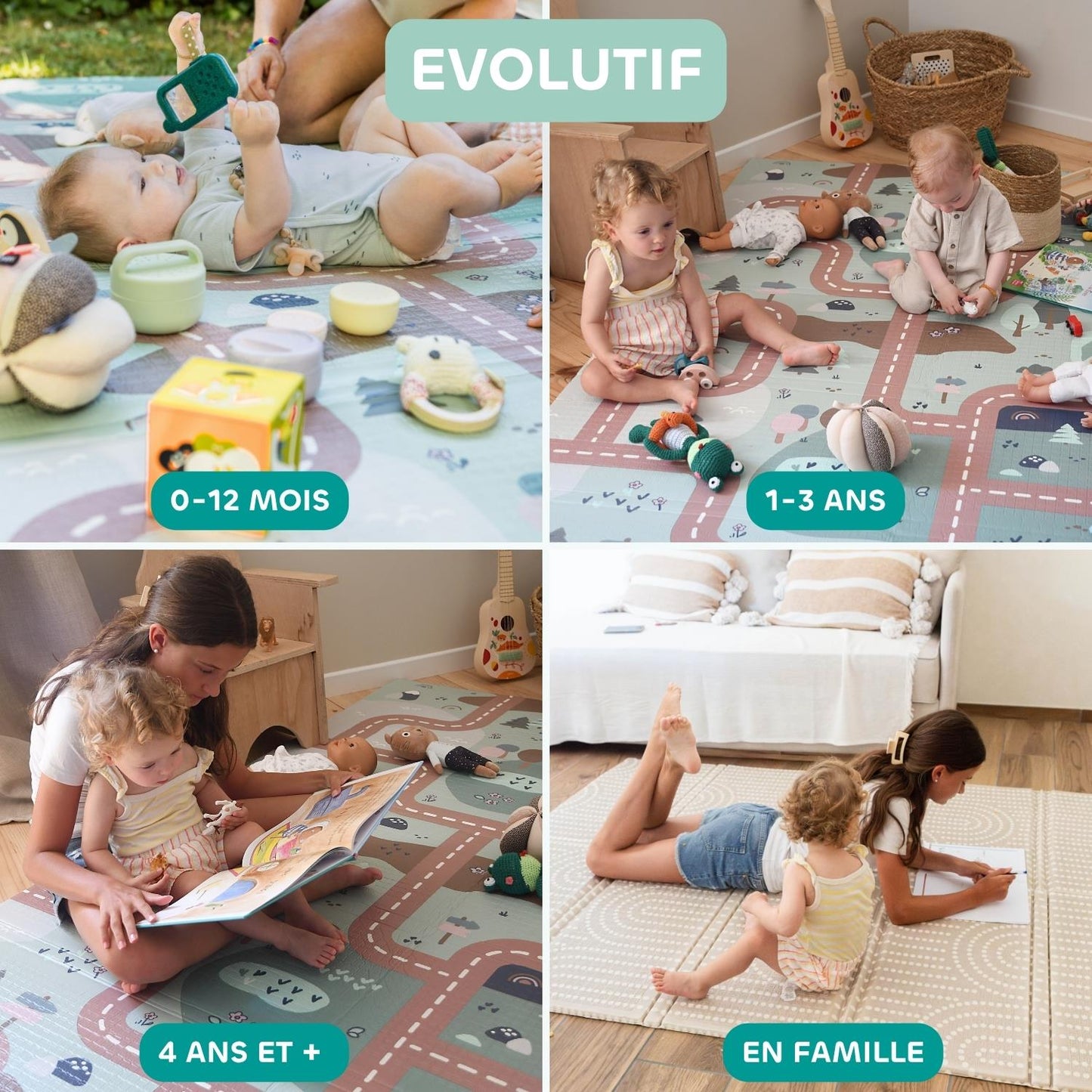 Tapis de motricité XL Playlife Mat